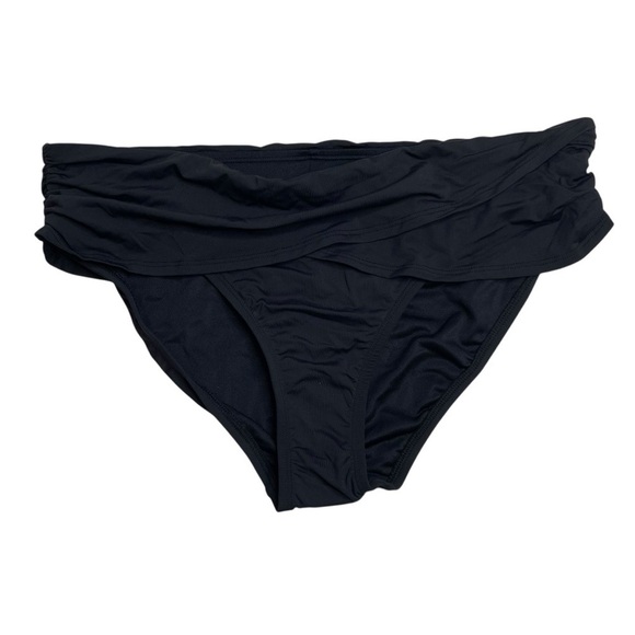 Bleu Rod Beattie Kore Sarong Hipster Swim Bottoms Black Size 12 New - Picture 4 of 6